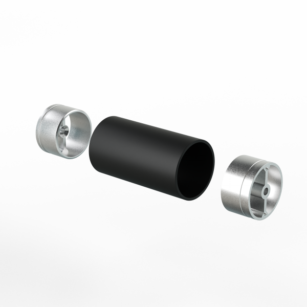 Holz Edelstahl Geländer Schwarz Teile Handlauf Pfosten Eiche Treppe Anthrazit